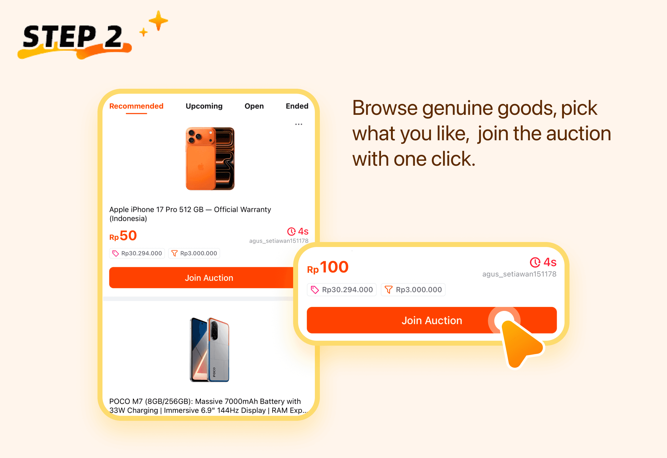 Select Your Desired Items